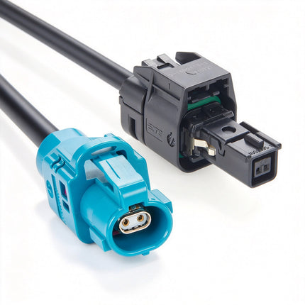 Waterproof MATEnet to H-MTD Adapter Cable for Automotive Ethernet