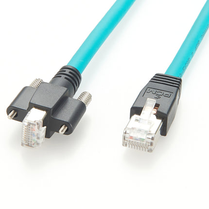 RJ45 Gige Vision Cable Vertical Screw Locking