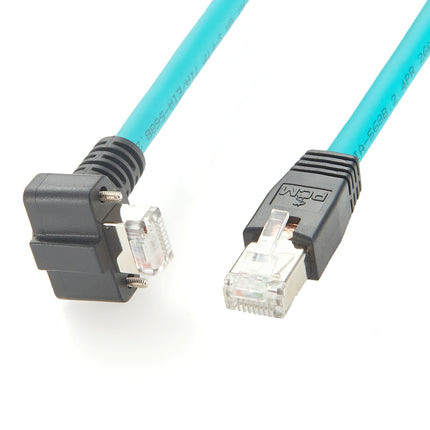 Industrial Camera Gige Cable Right Angle Down Side