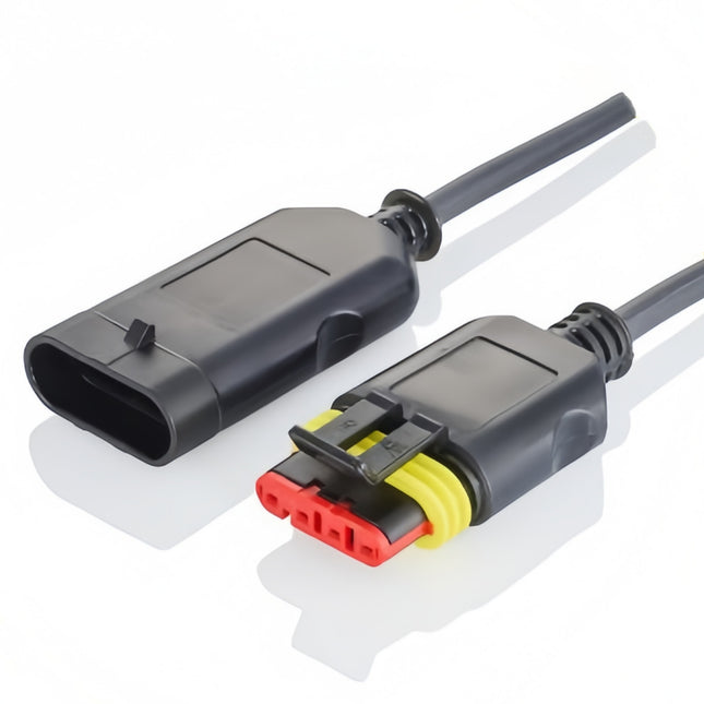 282106-1 282088-1 Tyco AMP Superseal Connector Cable 4 Pole