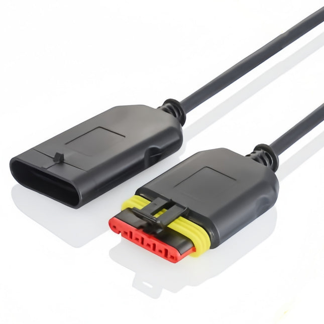 6 Pin AMP Superseal 1.5 Series Auto Wire Harnesses 282108-1 282090-1