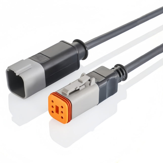 6 Way Deutsch DT Series Extension Cable DT04-6P DT06-6S