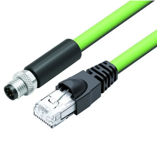 M8 4 Pin Male to RJ45 Profinet Cable