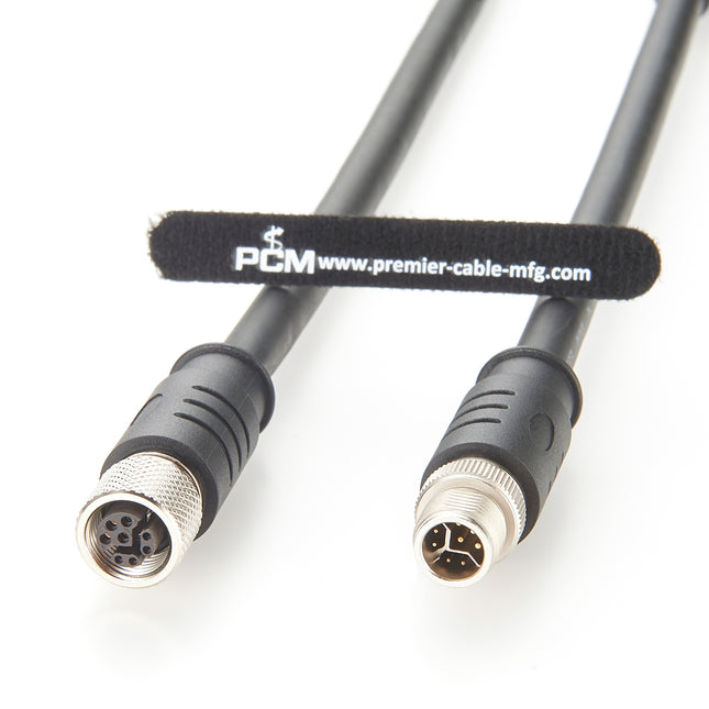 M12 Y Code Extension Cable