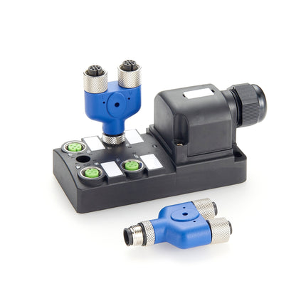 M12 L Code Y Splitter