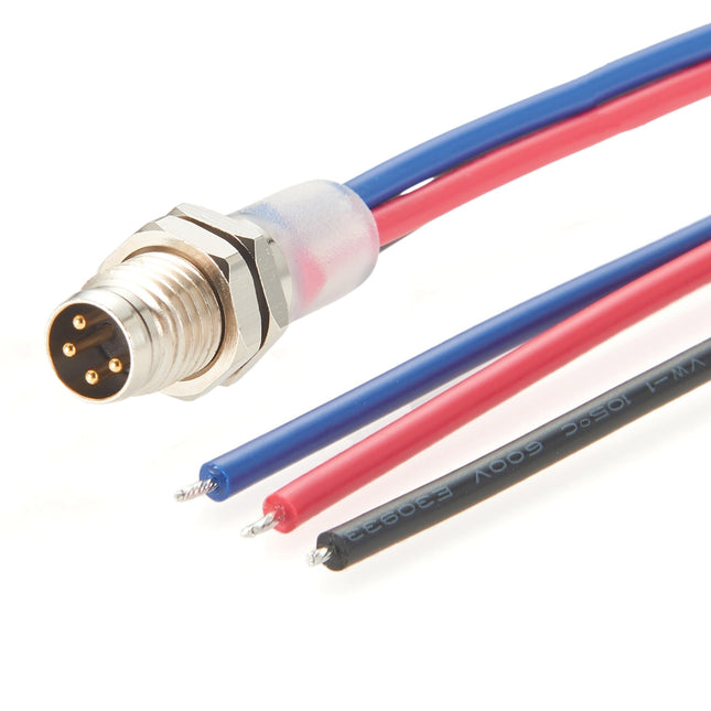 M8 4 Pin Panel Mount Cable