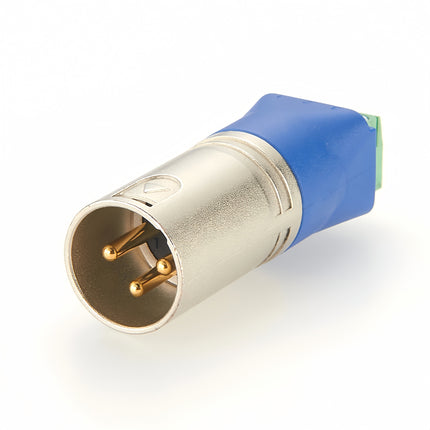 3 Pin Male XLR to Screw Terminal Adapter