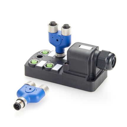 M12 L Code Y Splitter