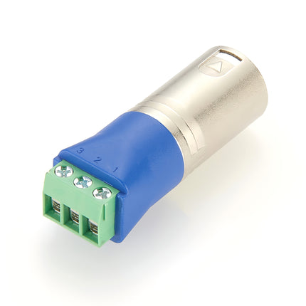 3 Pin Male XLR to Screw Terminal Adapter
