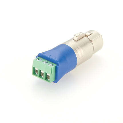 DMX512 XLR 3 Pin Female to Solderless Screw Terminal Adapter