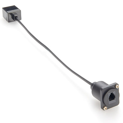 D-Type RJ11/RJ9 4P4C Panel Mount Cable