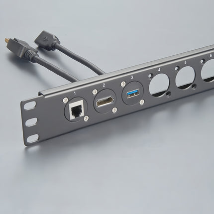D-Type CAT6A Panel Mount Cable