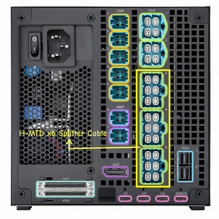 H-MTD x6 Splitter Cable for Robotaxi NVIDIA DRIVE AGX Thor Developer