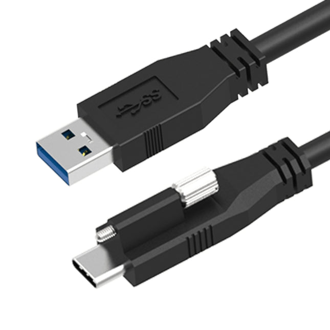 USB 3.0 to USB C Cable with Single Screw Locking