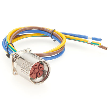 M23 Power Wire Harness Flange Mount