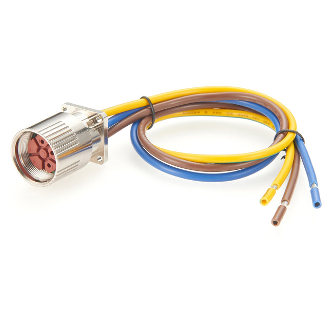 M23 Power Wire Harness Flange Mount