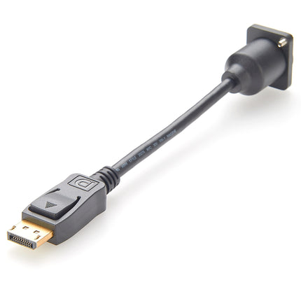 D-Type Panel Mount DisplayPort Extension Cable