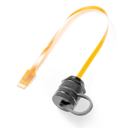 Round Panel Mount Micro SD Card Extender
