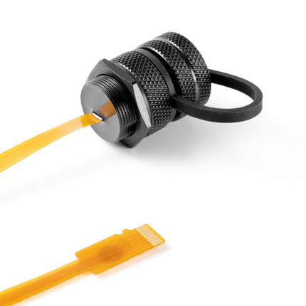 Round Panel Mount Micro SD Card Extender