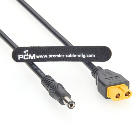 Amass XT60 Female to DC 5.5×2.1mm Power Cable