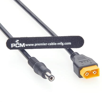 Amass XT60 Male to DC 5.5×2.1mm Power Cable