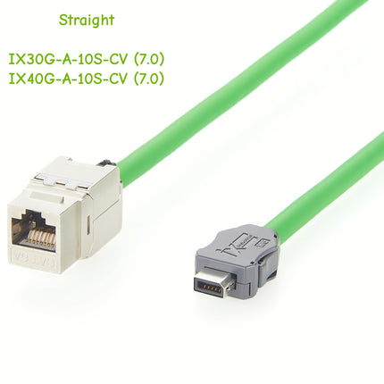 IX Industrial Category 6a Ethernet Cable IX A Key to RJ45 Jack