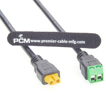 Amass XT30 Female to 2 Pin Terminal Block Cable