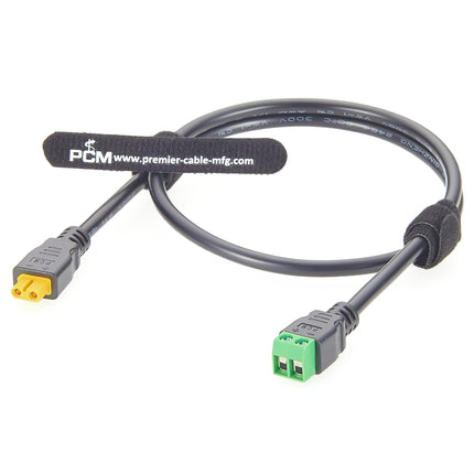 Amass XT30 Female to 2 Pin Terminal Block Cable