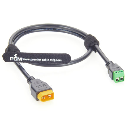 Amass XT60 Male to 2 Pin Terminal Adapter Cable