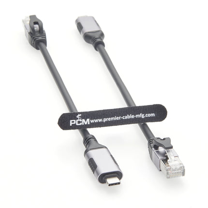 USB-C to RJ45 Gigabit Ethernet Cable