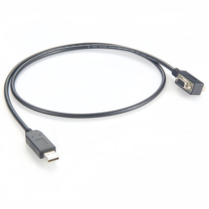 USB to DB9 Female RS232 Serial Cable 90° Degree