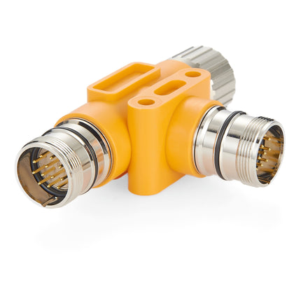 M23 Power T-Splitter 12 Poles