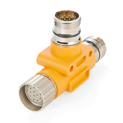 M23 Power T-Splitter 12 Poles