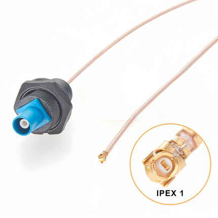 Panel Mount FAKRA to I-PEX RF Coaxial Cable