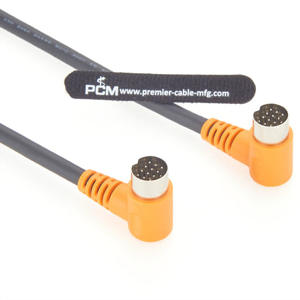 Right Angle MIDI DIN 13 Pin Cable
