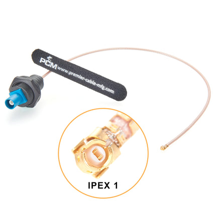 Panel Mount FAKRA to I-PEX RF Coaxial Cable
