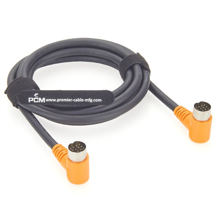 Right Angle MIDI DIN 13 Pin Cable