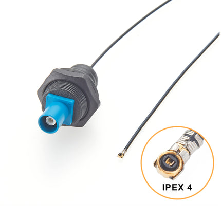 IPEX to FAKRA Bulkhead Mount RF Cable Assembly