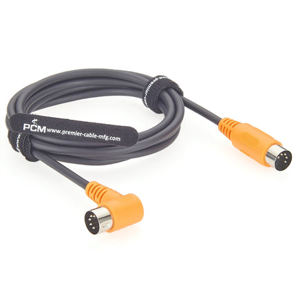 MIDI DIN 5 Pin Male to Male Right Angle Cable