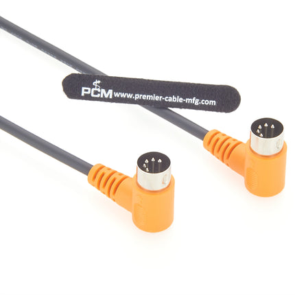 Right Angle MIDI Cable 5 Pin DIN