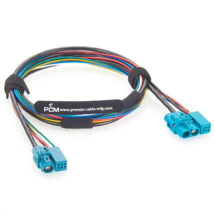 Dual H-MTD+6P Automotive Ethernet Cable 99K1HG-1CAZ5-Z 99K1HC-1CAZ5-Z