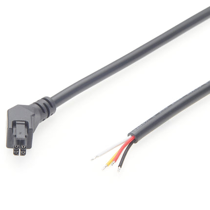 45° Left Angle 4 Pin Micro-Fit 3.0 Power & Signal Cable