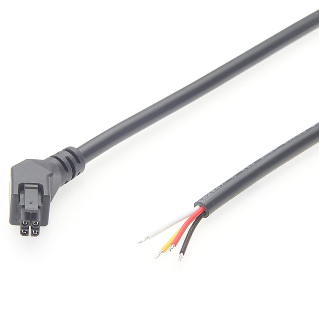 45° Left Angle 4 Pin Micro-Fit 3.0 Power & Signal Cable