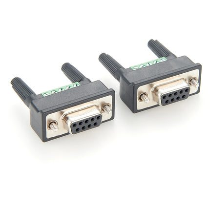 DB9 Female to Terminal Block Adapter Mini DB9F-to-TB