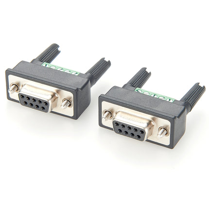 DB9 Female to Terminal Block Adapter Mini DB9F-to-TB