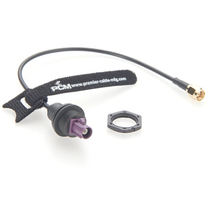 Front Panel Mount FAKRA D Male to SMA Male Cable