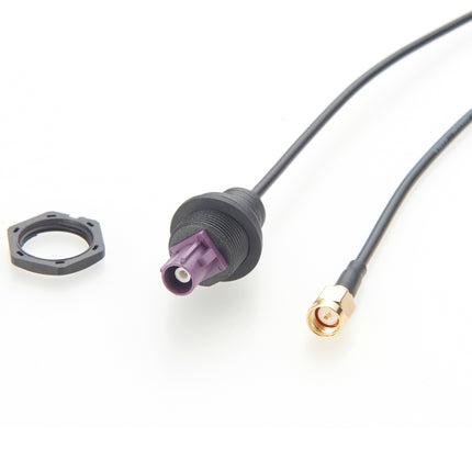 Front Panel Mount FAKRA D Male to SMA Male Cable
