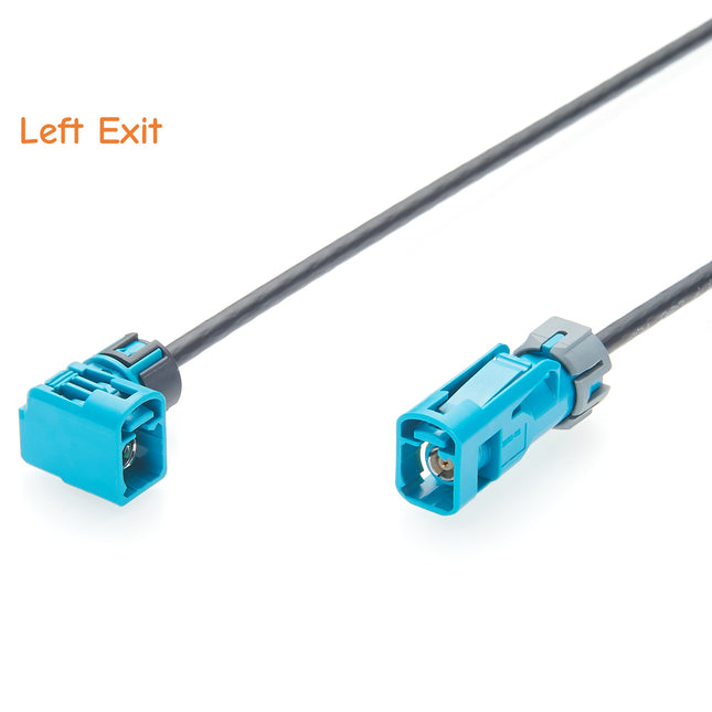 90° Left Angle Waterproof Fakra RF Coaxial Cable