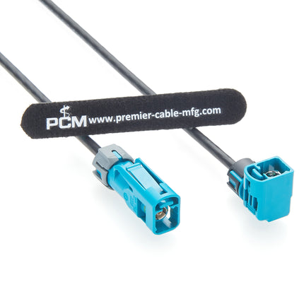 90° Left Angle Waterproof Fakra RF Coaxial Cable