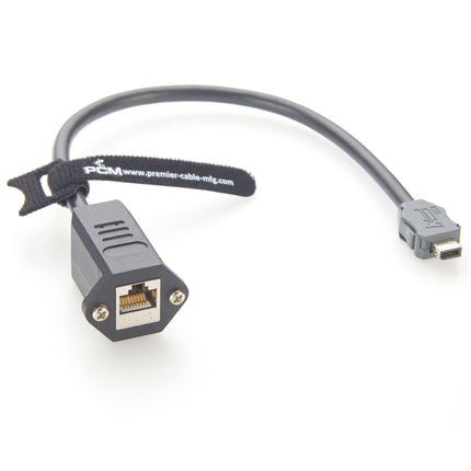 IX A Key to RJ45 Jack CAT6A Industrial Ethernet Cable